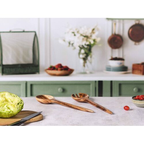 Couverts À Salade En Bois D'acacia Rolf