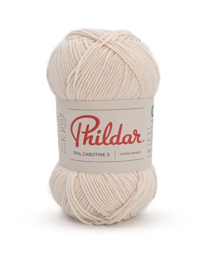 Pelote De Coton Phildar - Phil Cabotine 3 - 40g : Douceur Et Légèreté Au Rendez-Vous ! Mastic