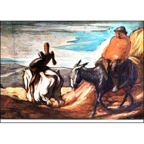 Daumier Honoré Lot Cartes Postales Tableaux Peinture