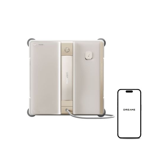 dreame C1 Robot Laveur de Vitres, Puissance d'Aspiration de 5 500 Pa, Protection et Sécurité Fiables, Technologie CornerClean, Nettoyage Humide Minutieux, Technologie à Double Jet