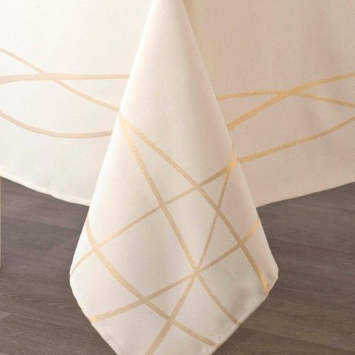 Nappe En Polyester Blanc 150x300 Cm Cm