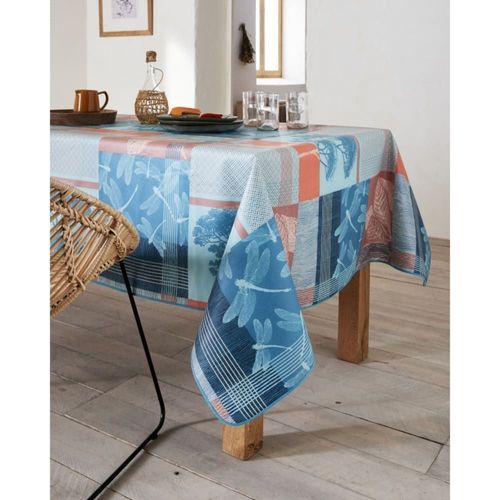 Nappe En Coton Enduit Pvc Corail 160x200 Cm