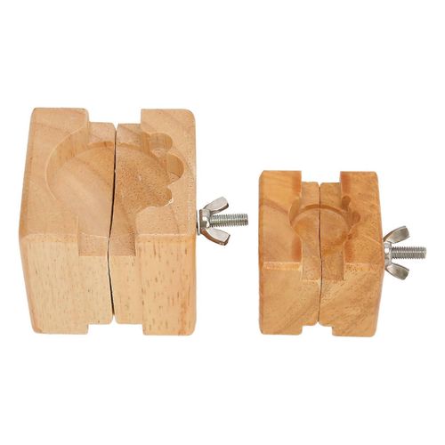 Lot De 2 Supports De Mouvement De Montre En Bois, Outil De Réparation Pour Ouverture Du Boîtier Arrière De La Montre