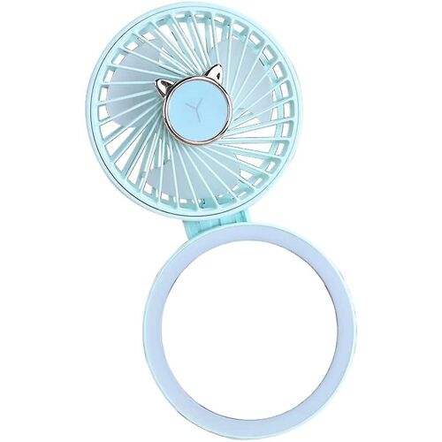 Mini ventilateur portable, ventilateur portable, ventilateur de bureau, ventilateur de chef pour vêtements, ventilateur rotatif réglable à 180°, pliable