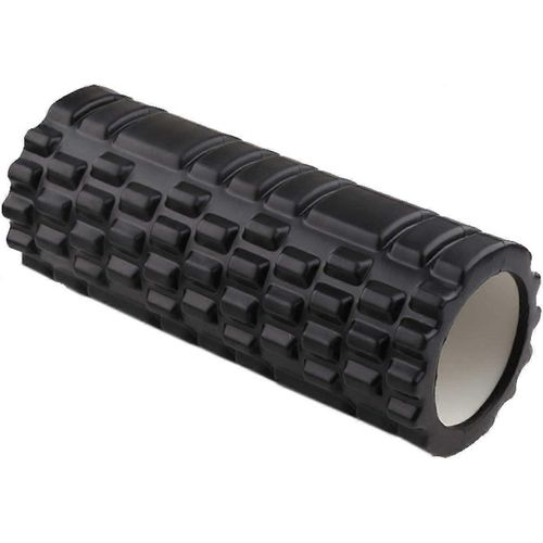 Rouleau De Massage En Mousse - Noir - Pilates, Musculation, Physio, Jambes, Dos, Yoga, Gym