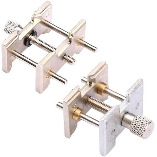 Ensemble De Supports De Mouvement De Montre 2 En 1, Pince D'horloger Réversible En Métal, Outil De Réparation, 2 Pièces, Outils Industriels