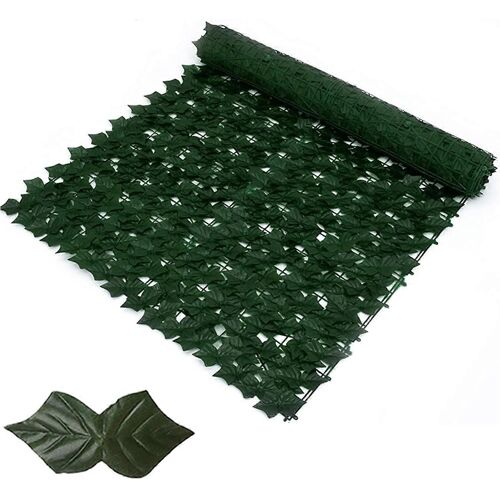 Haie artificielle en rouleau, feuillage artificiel pour clôture, protection de balcon, haie artificielle en plastique