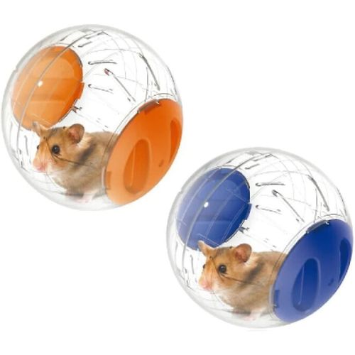 Mini Roue De Course 4,8 Pouces Pour Petits Animaux, Hamster Nain, Balle D'exercice, Lot De 2, Petit