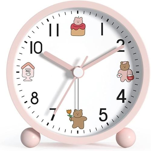 Réveil électronique créatif, lumineux et silencieux, pour étudiant, avec affichage de la date et de la température