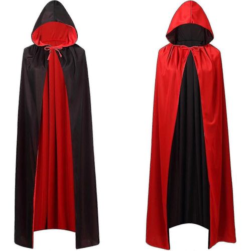 Cape Réversible Pour Adultes Et Enfants, Déguisement De Pâques, Halloween, Noël, Vampire, Sorcière, Magicien, Jeu De Rôle, 130 Cm, Adulte, Unisexe, Rose
