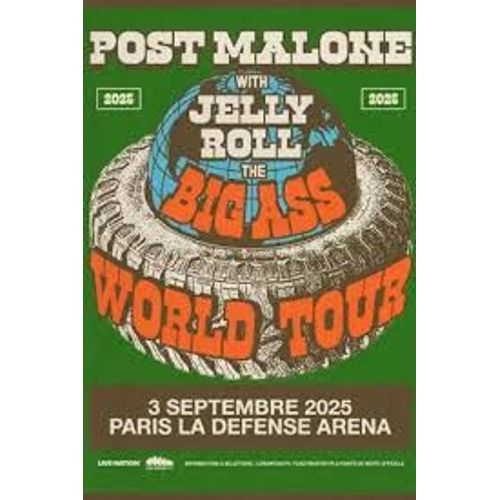 Billets Concert Post Malone À Paris La Défense Arena