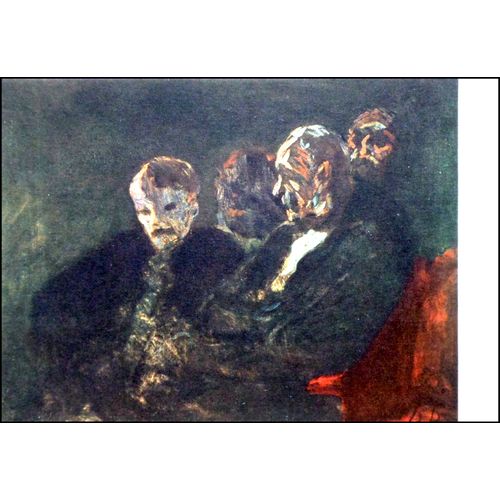 Daumier Honoré Lot 2 Cartes Postales Tableaux Peinture