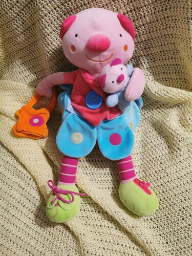 Doudou Eveil Cochon Chat Robe Avec Son Bébé Bawi 2015