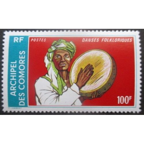 Comores N°104 Danse Folklorique Neuf **
