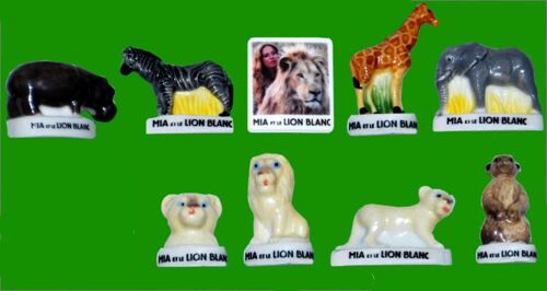 9 Fèves De La Série Mia Et Le Lion Blanc (Carrefour, 2019)