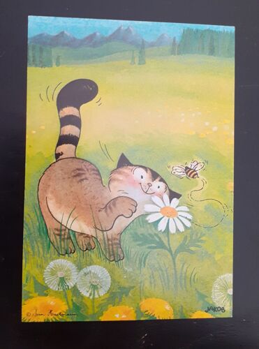 Carte Postale Chat 🐱 1983