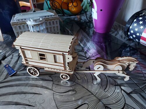 Carrosse à cheval 3D