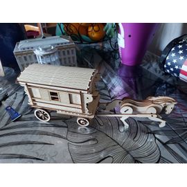 Carrosse à cheval 3D