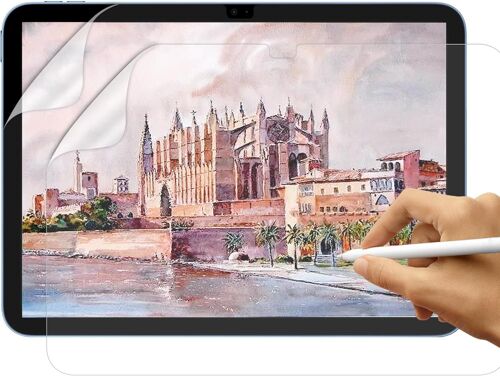 KAL-[2 Unités] Mat Protection Écran Pour Ipad 11Ème (A16)/10Ème Génération (2025/2022), Feel Like Effet Papier Pet Film En Anti-Reflet, Pour Dessiner Et Écrire