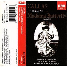 CASSETTE AUDIO / PUCCINI - MADAMA BUTTERFLY - EXTRAIT (MARIA CALLAS)