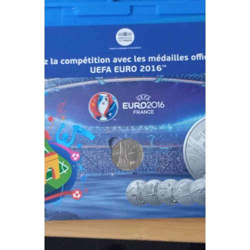 Album Officiel Monnaie De Paris – Uefa Euro 2016 – Collection De Médailles (Quasi Complet)