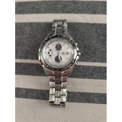 Montre Casio Edifice Ef 543 Blanche Et Noire