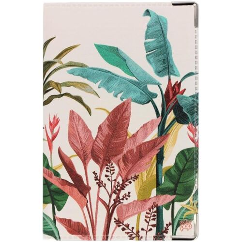 New Licence Car Document Holder ¿ France ¿ PVC ¿ French Papers ¿ Grey Card New Driving Licence ¿ 13.8 x 9 cm, Tropical Print, 13.8 x 9 x 0,5 cm, Contemporary