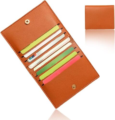 Leather Card Holder, Credit Card Holder, Leather Wallet, Ultra-Thin Wallet, ID Card Holder
