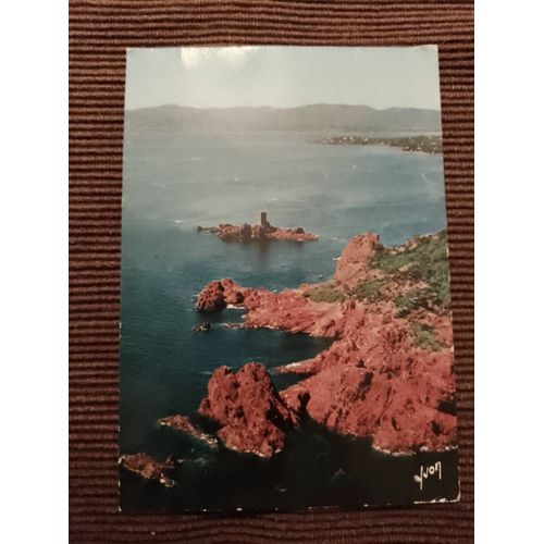Carte Postale Colorée "L Île D Or,L Esterel"Vintage Années 70.