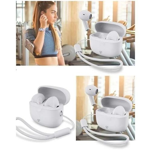 Ecouteurs Bluetooth sans fil Contrôle tactile-Boîtier de charge-Etui sans fil- Microphone intégré-commande vocale pour Apple