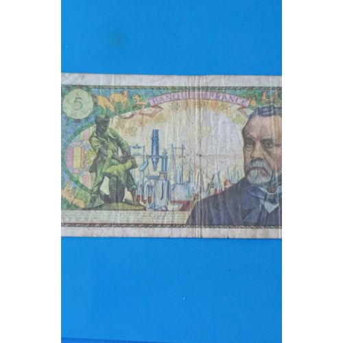 Billet Ancien 5 Francs Pasteur – Banque De France 1969 – Collection
