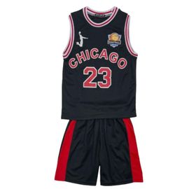Ensemble Basket-Ball Enfant Maillot Et Short Chicago 23 Noir