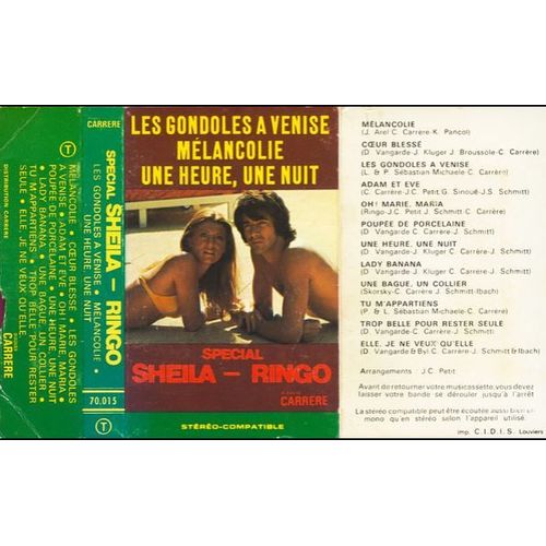 Cassette Audio : Sheila - Ringo – Spécial Sheila - Ringo ( Collection )