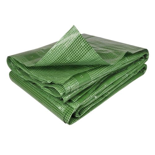 Bâche armée verte 160g/m2 découpable 4 x 6 Vert