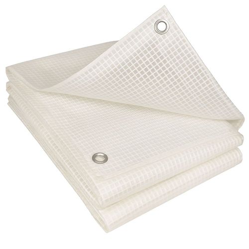 Bâche armée transparente 160g/m2 découpable 4 x 10 Translucide