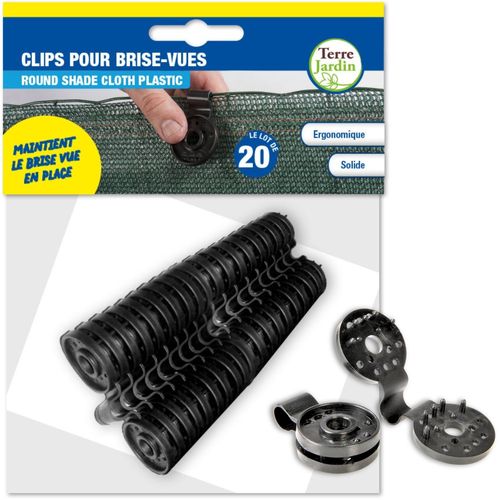 Clips De Fixation Pour Brise Vue - Lot De 20