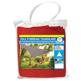 Voile D'ombrage Triangulaire 3.6 Mètres Rouge