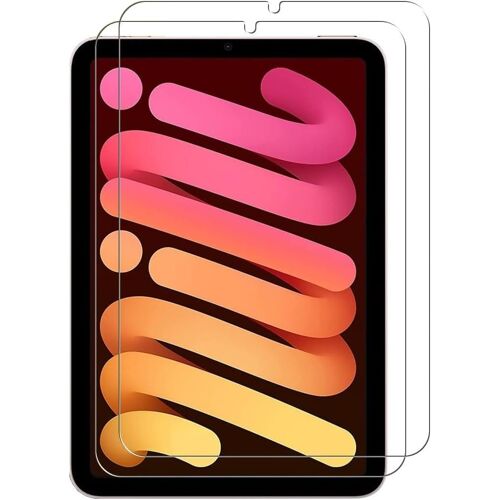 KAL-Lot De 2 Films De Protection D'Écran Pour Ipad Mini 7 (A17 Pro 2024) / Ipad Mini 6 8,3"" (6Ème Génération, Modèle 2021), Dureté 9H, Protection D'Écran En Verre 2,5D