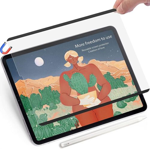 KAL-2Pcs Magnétique Paperfeel Protection Écran Pour Ipad Mini 6 (8,3 Pouces, Modèle 2021, 6Ème Génération), Film Protecteur Mat, Écriture & Dessin Comme Sur Papier, Réutilisable Et Amovible