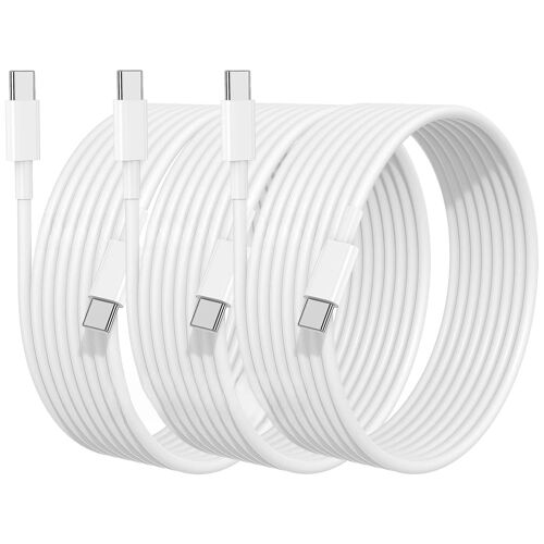 Câbles Usb C 2M+2M+1M Vers Cable Usb-C Charge Rapide 4.0 Chargeur 60W Type C Câble Pour Iphone 17 16 15 Samsung S25/S24 Ultra A55 A35 Ipad Air Macbook Pro Google Pixel 9/8/Xiaomi