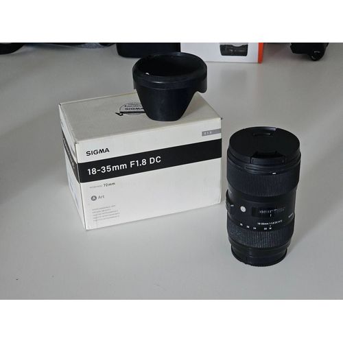 Sigma 18-35mm f/1.8 DC HSM ART SONY A avec boîte d'origine