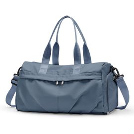 SLEP-Sac de Sport Femme Homme Léger Sacs de Voyage avec Compartiments Chaussures et Humide Grande Sac de Fitness Weekend Duffel Bag Sacs de Gym Sport Cabas de Fitness pour Voyage Piscine,Bleu Royal