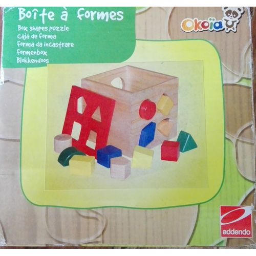 Boîte À Formes En Bois