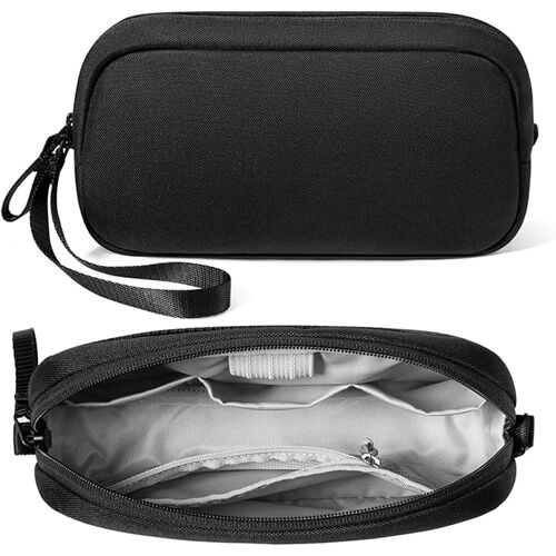 Organisateur Accessoires Électronique, Sac De Rangement Pour Accessoires Tech, Tech Pouch De Transport Pour Disque Dur Externe, Hdd Usb Câbles, Chargeur