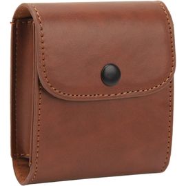Twq-Pochette Album Photo Pour Fujifilm Instax Square Sq10, Étui De Rangement Pour Appareil Photo Instantané En Cuir Pu Souple Mini 3 Pouces Accessoires De Film, Conception De Bouton À (Brun)