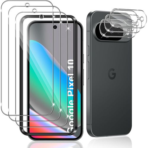 Twq-3 Pièces Verre Trempé Pour Google Pixel 10, 3 Pièces Caméra Arrière Protecteur,9h Dureté/Anti-Rayures/Sans Bulles/Ultra Résistant,Protection Écran