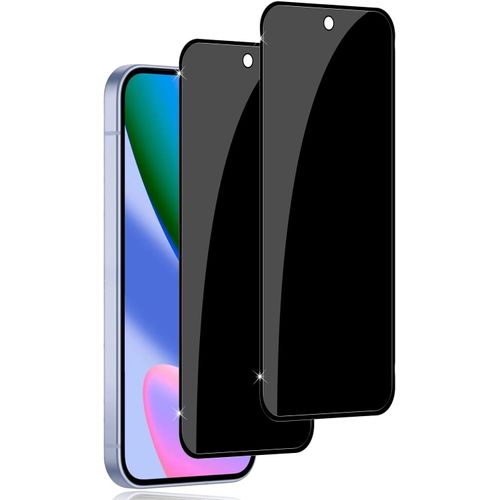 Ersan-Pour Google Pixel 10 Anti-Espion Verre Trempé 2 Pièces, 9h Dureté Privacy Verre Trempé Membrane Anti-Spy Protection D'écran Anti-Peeping Anti Rayures Film Protection