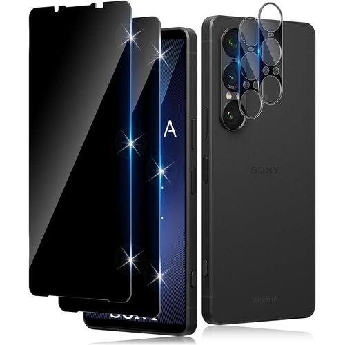Iawan-Verre Trempé Anti-Espion Pour Google Pixel 10, 2 Pièces Privacy Film Et 2 Pièces Protection Camera, 9h Dureté Hd Anti Rayures Anti-Spy Protection Écran