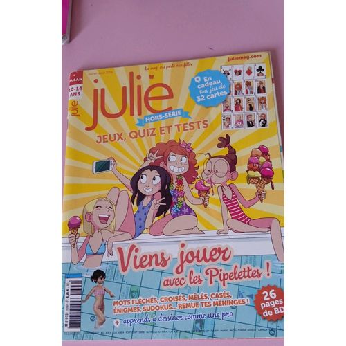 Julie Hors-Série Jeux,Quiz Et Tests