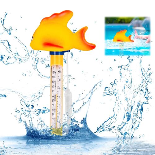 KALANKA-Thermomètre Flottant Pool Avec Ficelle, Pour Piscines, Spas et Hot Tubs